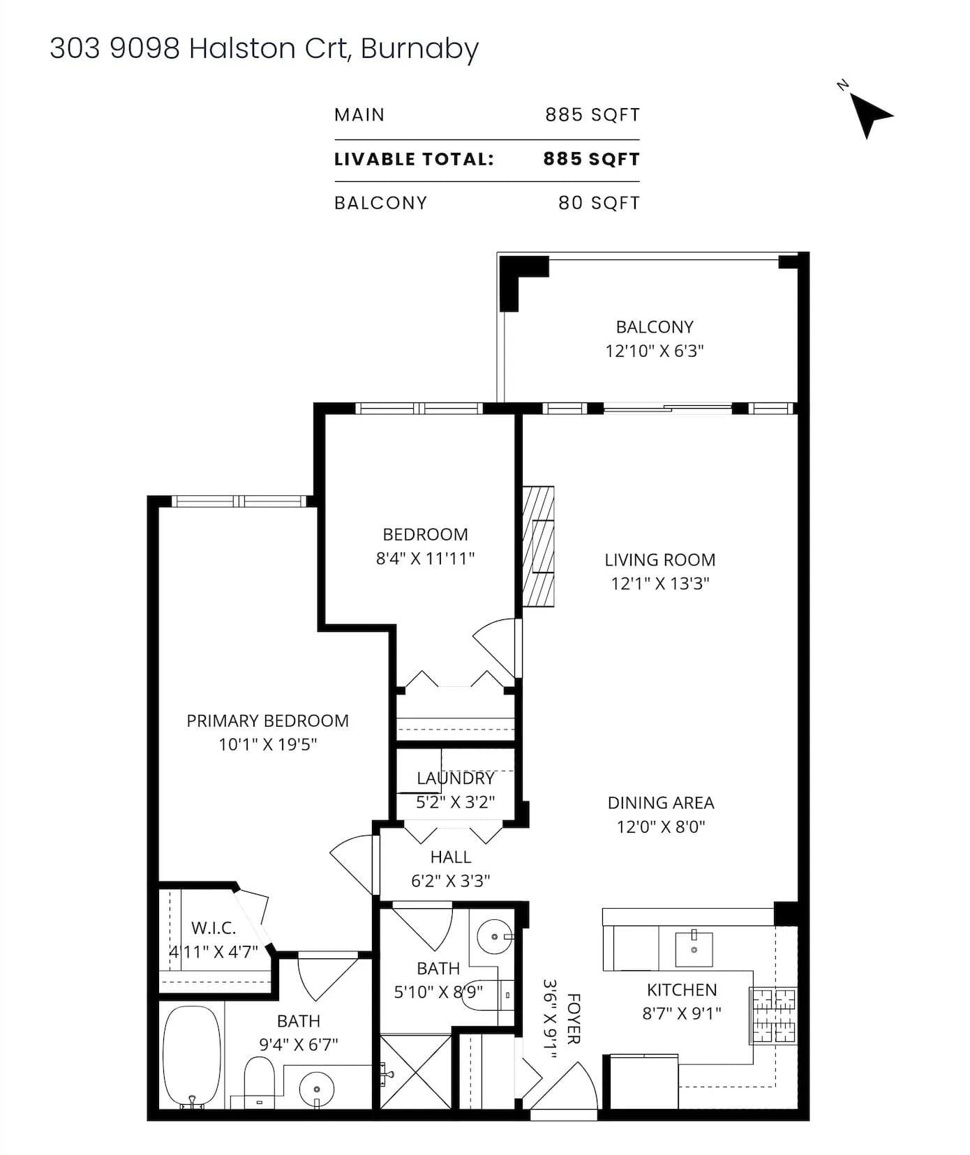 303 9098 Halston Court, Burnaby, BC V3N 0A6 — image 21
